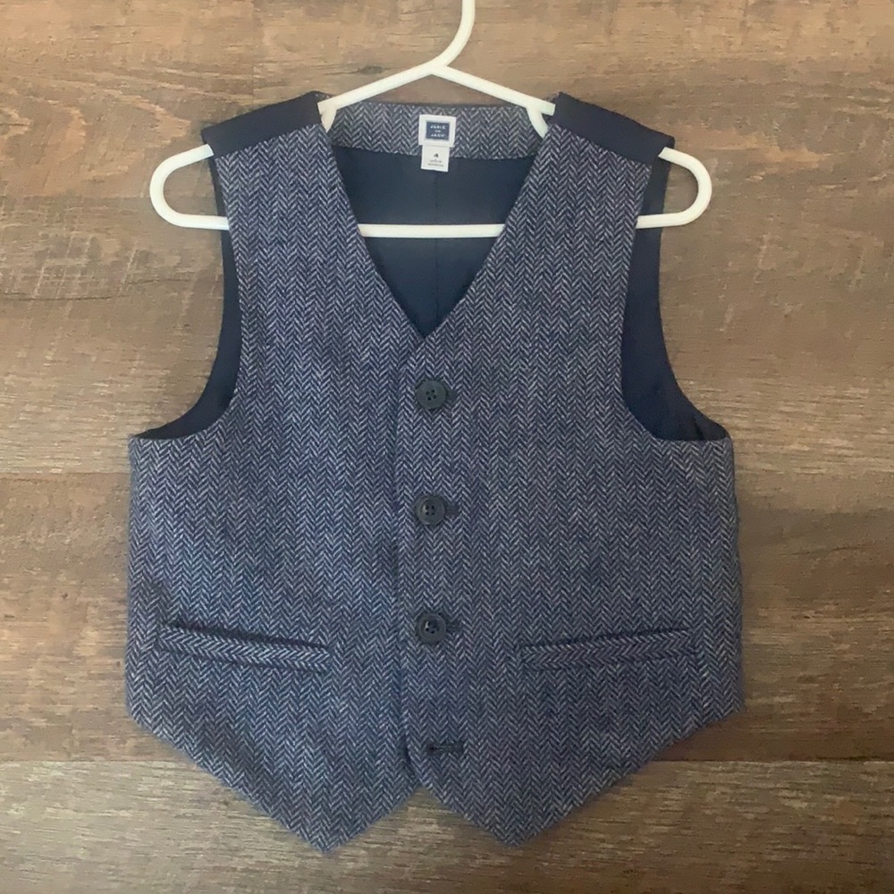 Janie and Jack Herringbone vest